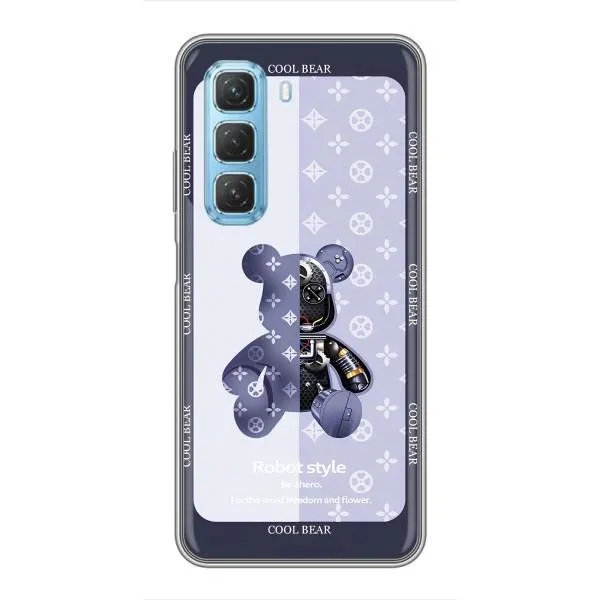 Чехол с принтом «Медвежонок LV» для Infinix Hot 50 5G
