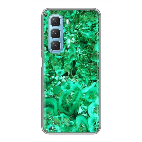 Чехол с принтом «Салатный Мрамор» для Infinix Hot 50 5G