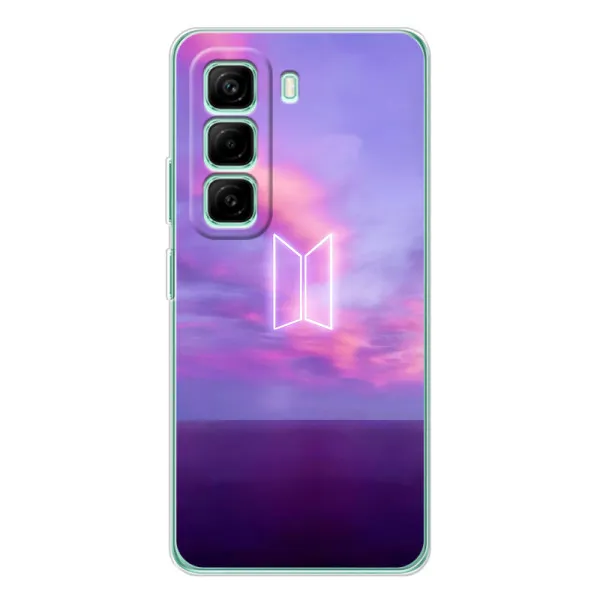 Чехол с принтом «BTS логотип» для Infinix Hot 50 Pro Plus