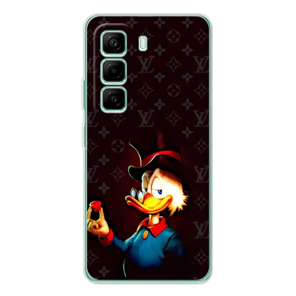 Чехол с принтом «Скрудж с бриллиантом» для Infinix Hot 50 Pro Plus