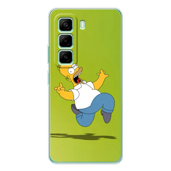 Чехол с принтом «Гомер Симпсон» для Infinix Hot 50 Pro Plus Чехол с принтом «Гомер Симпсон» для Infinix Hot 50 Pro Plus