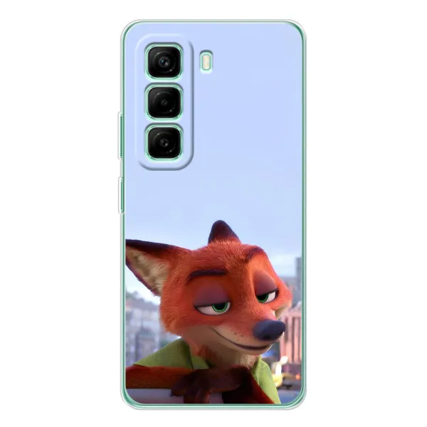 Чохол з принтом «Лис Нік» для Infinix Hot 50 Pro Plus Чохол з принтом «Лис Нік» для Infinix Hot 50 Pro Plus