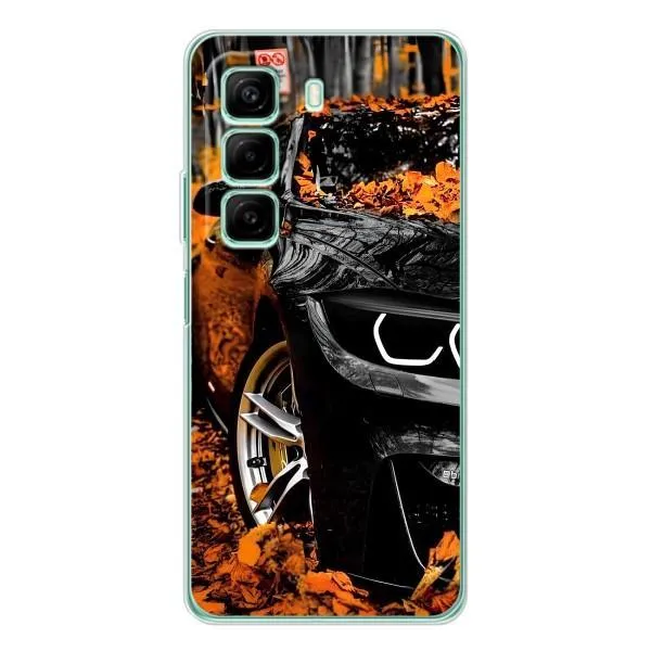 Чехол с принтом «Черная Машина» для Infinix Hot 50 Pro