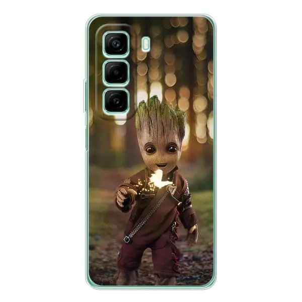 Чохол з принтом «I am Groot» для Infinix Hot 50 Pro Чохол з принтом «I am Groot» для Infinix Hot 50 Pro