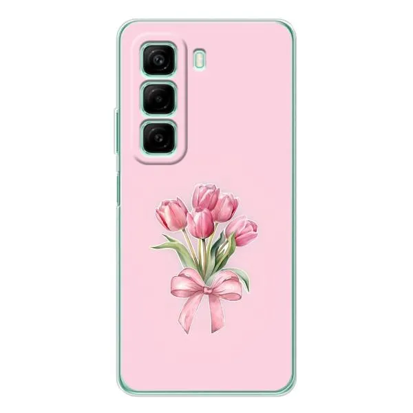 Чехол с принтом «Букет цветов» для Infinix Hot 50 Pro