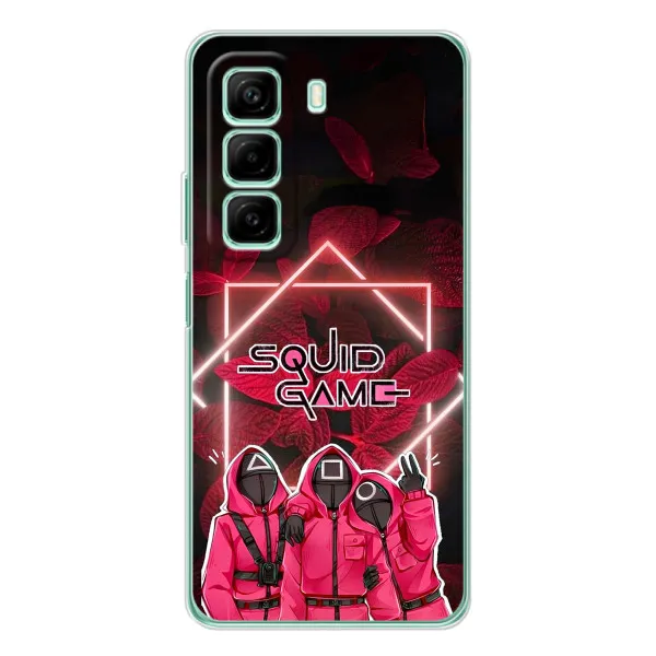 Чехол с принтом «Охранники Игра кальмара» для Infinix Hot 50 Pro
