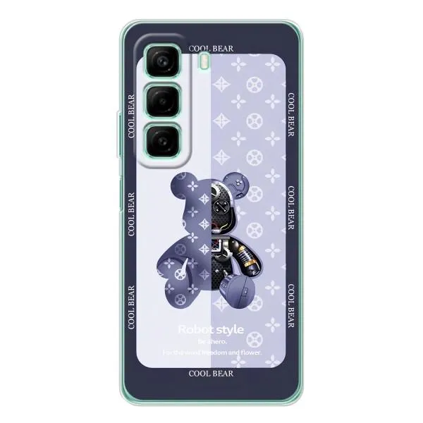 Чехол с принтом «Медвежонок LV» для Infinix Hot 50 Pro
