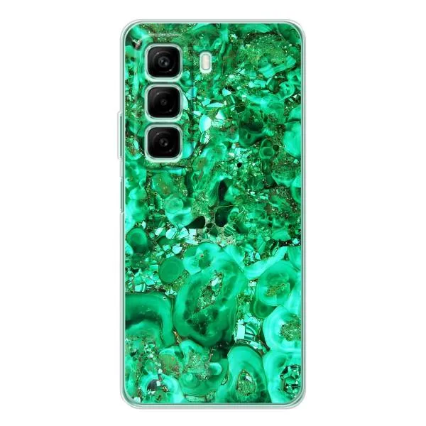 Чехол с принтом «Салатный Мрамор» для Infinix Hot 50 Pro