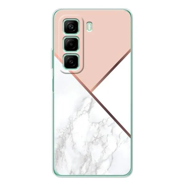 Чехол с принтом «Тройной мрамор» для Infinix Hot 50 Pro