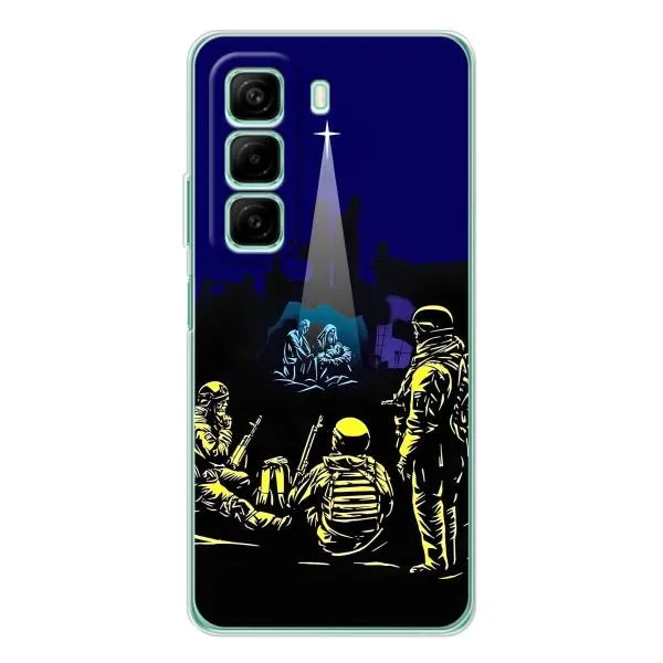 Чехол с принтом «Рождество в Украине» для Infinix Hot 50 Pro