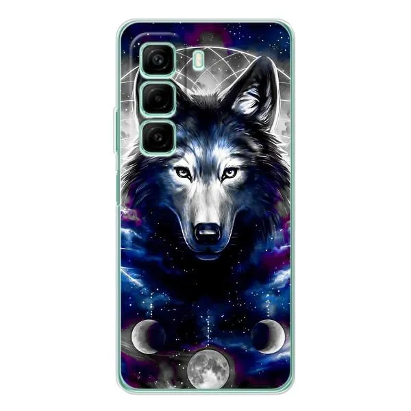 Чохол з принтом «Вовк» для Infinix Hot 50 Pro