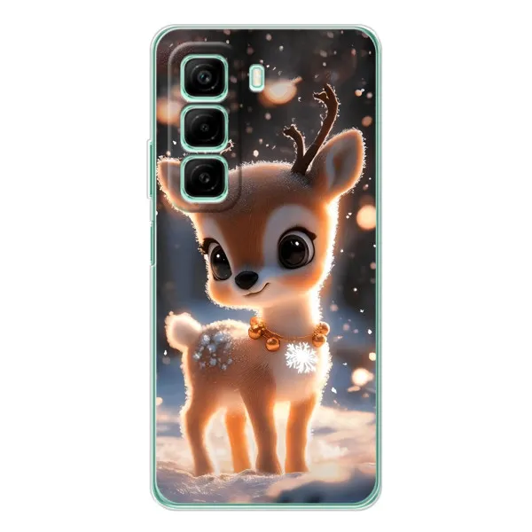 Чехол с принтом «Олененок» для Infinix Hot 50 Pro