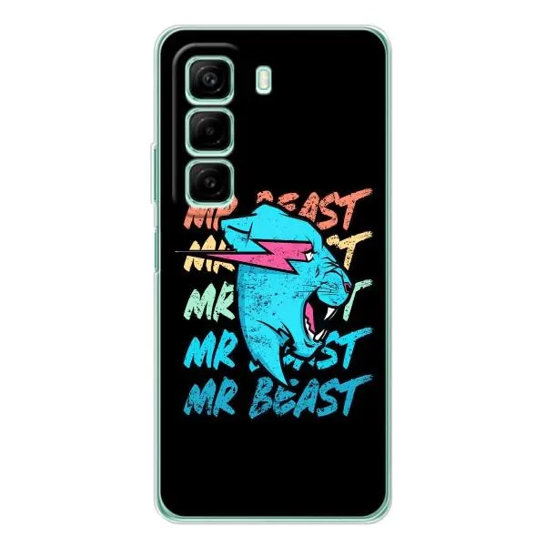 Чехол с принтом «logo Mr beast» для Infinix Hot 50