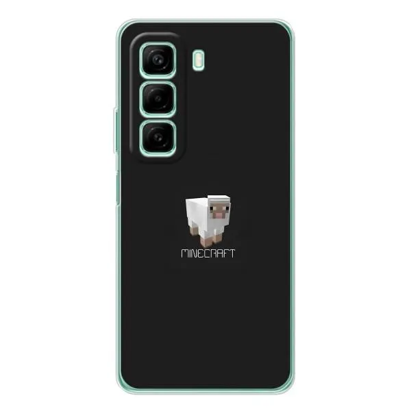 Чехол с принтом «Овечка Майнкрафт» для Infinix Hot 50