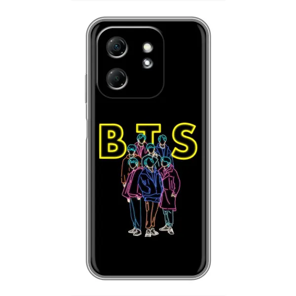 Чехол с принтом «BTS стайл» для Infinix Hot 50i