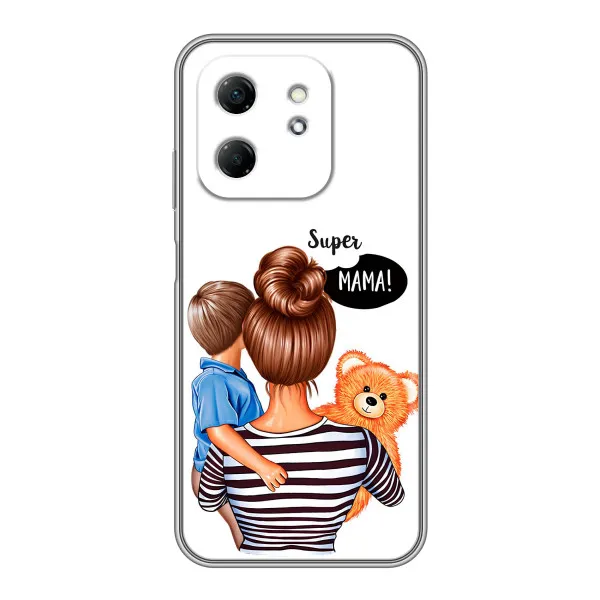 Чехол с принтом «Мама с сыном» для Infinix Hot 50i
