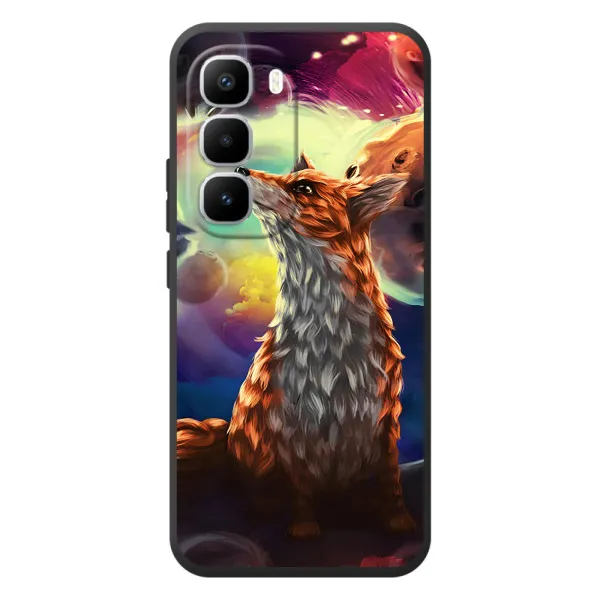 Чехол с принтом «Лисица в космосе» для Infinix Hot 60 Pro Plus Чехол с принтом «Лисица в космосе» для Infinix Hot 60 Pro Plus