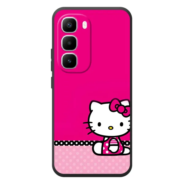 Чехол с принтом «Girl KITTY» для Infinix Hot 60 Pro Plus