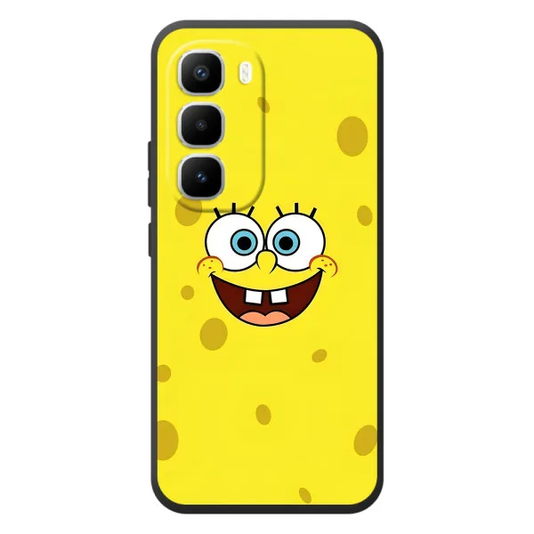 Чехол с принтом «Мордашка Спанч Боба» для Infinix Hot 60 Pro Plus