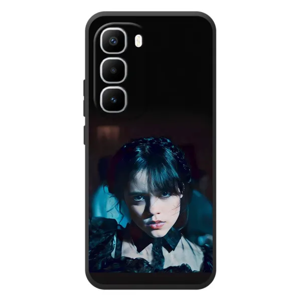 Чехол с принтом «взгляд Уэнздей» для Infinix Hot 60 Pro Plus