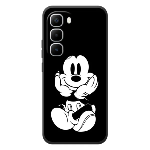 Чехол с принтом «Микки на черном» для Infinix Hot 60 Pro Plus