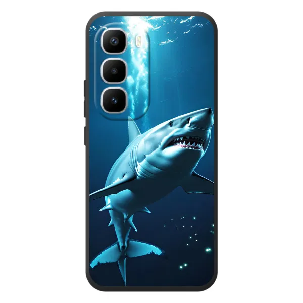 Чохол з принтом «Акула під водою» для Infinix Hot 60 Pro Plus Чохол з принтом «Акула під водою» для Infinix Hot 60 Pro Plus