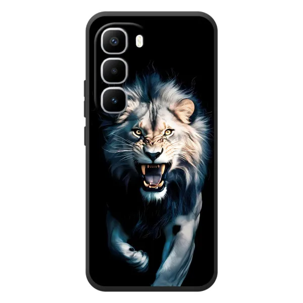 Чохол з принтом «Лев у темряві» для Infinix Hot 60 Pro Plus Чохол з принтом «Лев у темряві» для Infinix Hot 60 Pro Plus