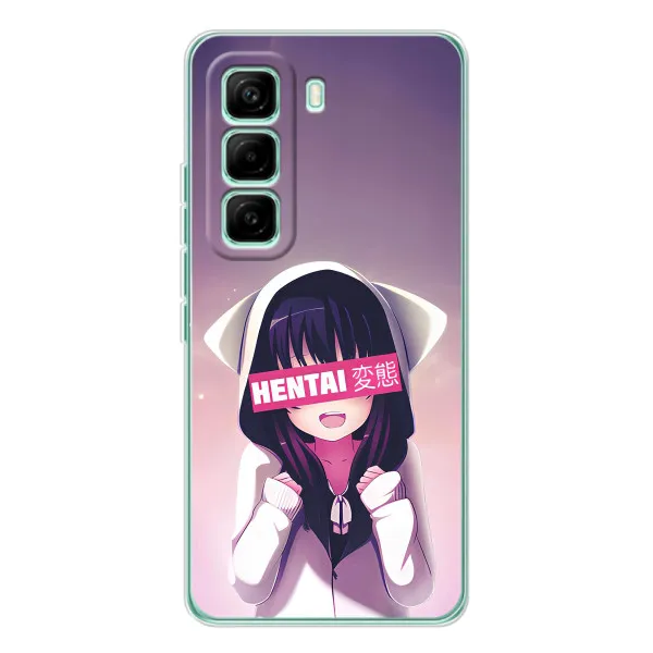Чехол с принтом «Hentai chan» для Infinix Hot 60 Pro Чехол с принтом «Hentai chan» для Infinix Hot 60 Pro