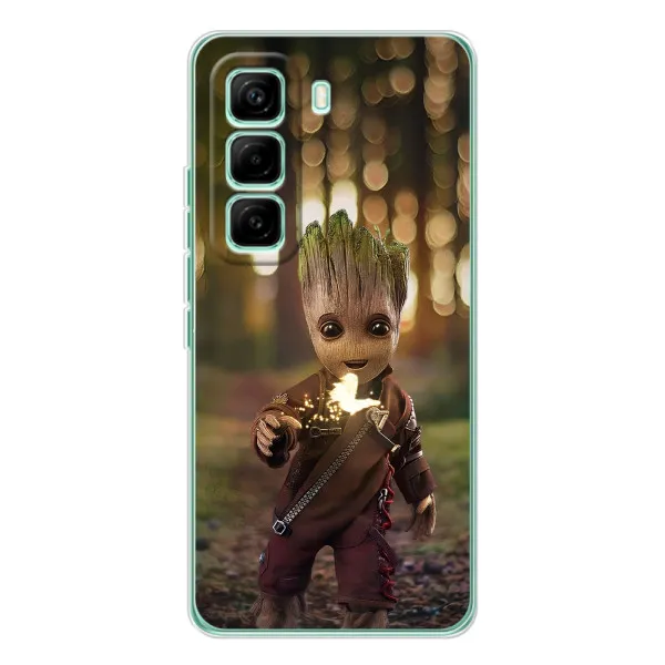 Чехол с принтом «I am Groot» для Infinix Hot 60 Pro