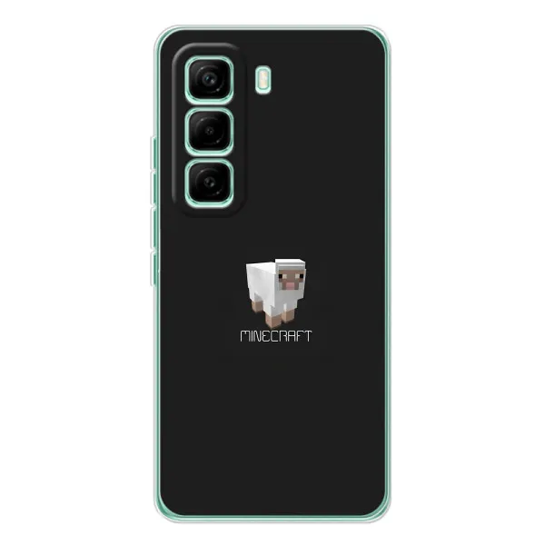 Чехол с принтом «Овечка Майнкрафт» для Infinix Hot 60 Pro