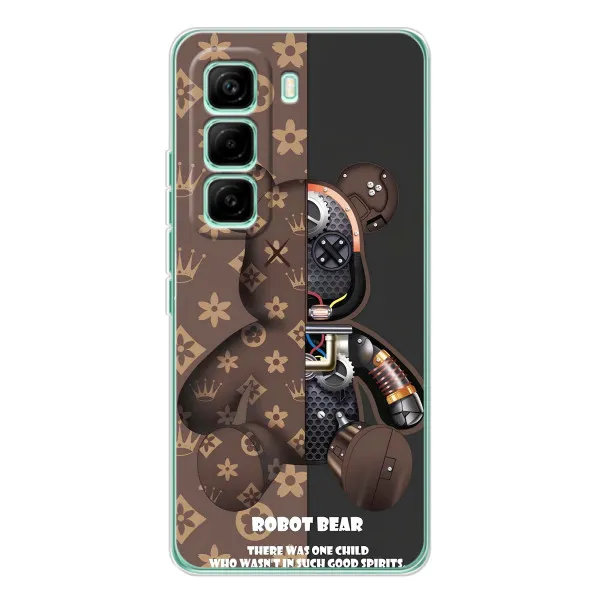 Чехол с принтом «Медведь Луи Витон» для Infinix Hot 60 Pro Чехол с принтом «Медведь Луи Витон» для Infinix Hot 60 Pro