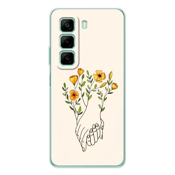 Чехол с принтом «Руки любви» для Infinix Hot 60
