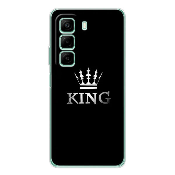 Чехол с принтом «KING» для Infinix Hot 60