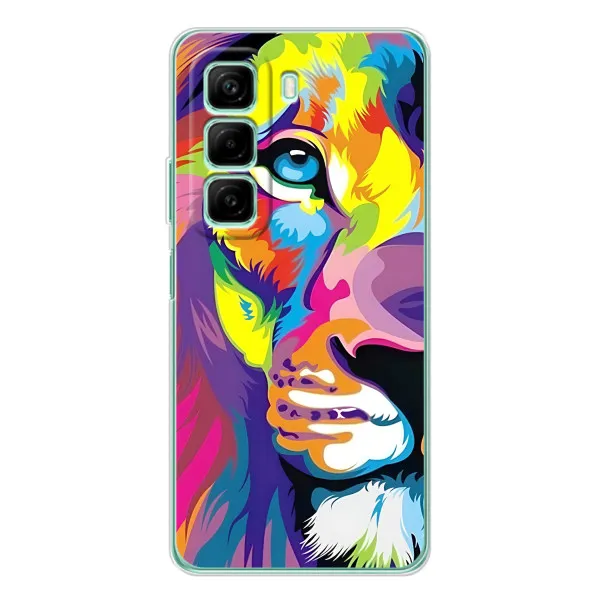 Чехол с принтом «Яркий Лев» для Infinix Hot 60