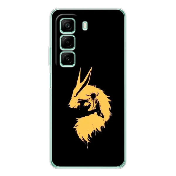 Чехол с принтом «силуэт Курама Наруто» для Infinix Hot 60