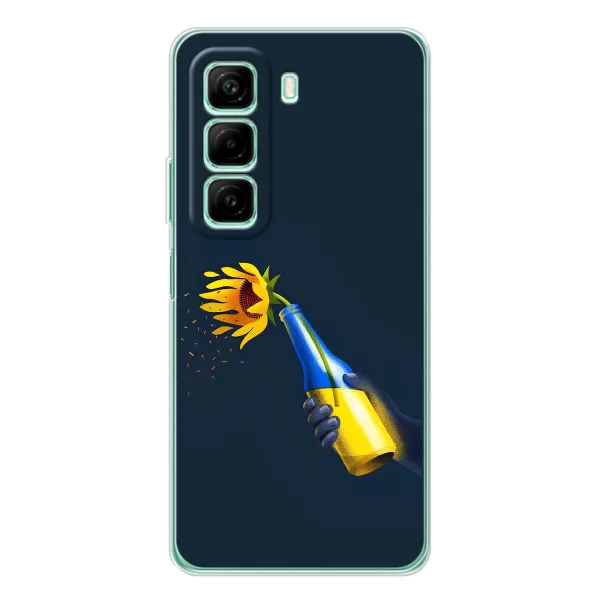 Чехол с принтом «Коктейль молотова» для Infinix Hot 60i