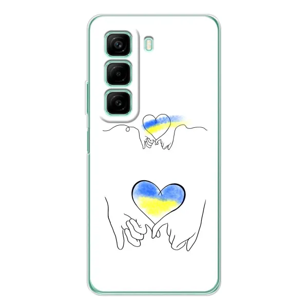 Чехол с принтом «Мир Украине» для Infinix Hot 60i