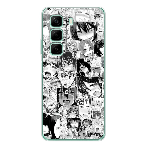 Чехол с принтом «Ahegao manga» для Infinix Hot 60i