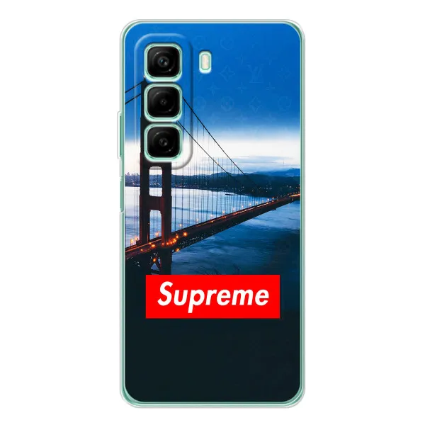 Чехол с принтом «Стиль Supreme» для Infinix Hot 60i