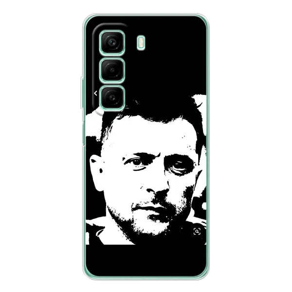 Чохол з принтом «Зеленский АРТ» для Infinix Hot 60i