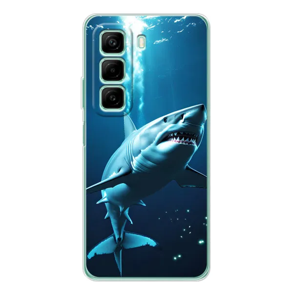 Чехол с принтом «Акула под водой» для Infinix Hot 60i