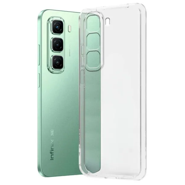 TPU чехол Epic Transparent 1,5mm Full Camera для Infinix Hot 70 — Прозрачный