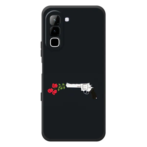 Чехол с принтом «Неожиданные цветы» для Infinix Hot 70