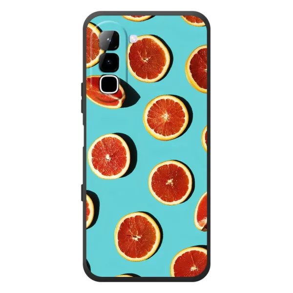 Чохол з принтом «Грейпфрут» для Infinix Hot 70