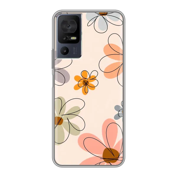 Чохол з принтом «Кольорові квіти» для Infinix Hot 70 Чохол з принтом «Кольорові квіти» для Infinix Hot 70