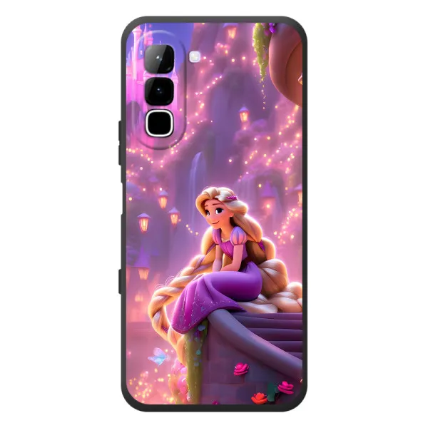 Чехол с принтом «Рапунцель в замке» для Infinix Hot 70