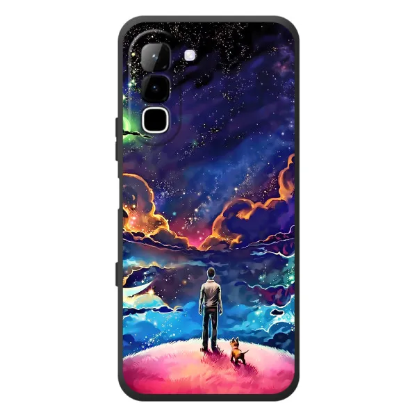 Чохол з принтом «Вид Галактики» для Infinix Hot 70