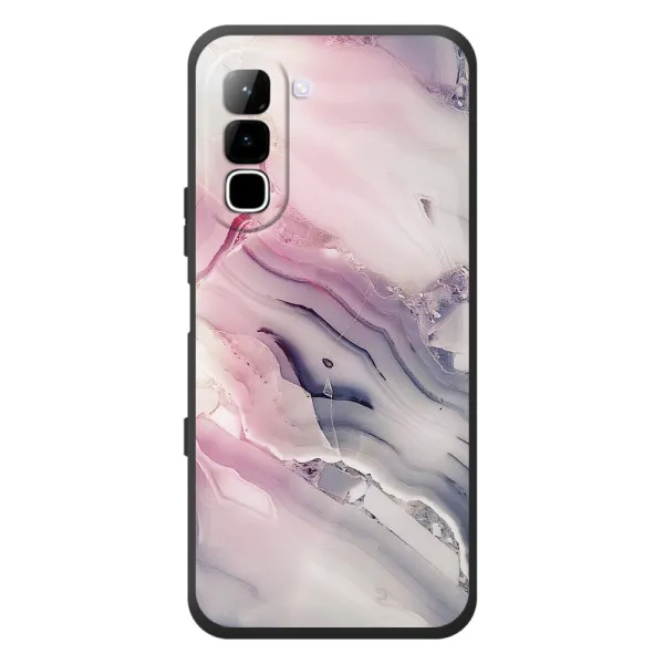 Чохол з принтом «Пурпурний Мрамор» для Infinix Hot 70