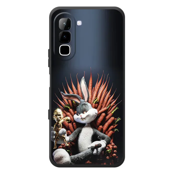 Чехол с принтом «Король Кролик» для Infinix Hot 70