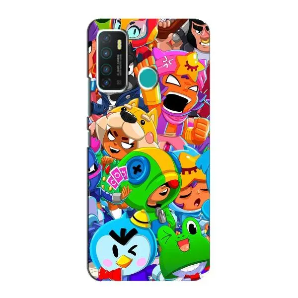Чохол з принтом «Герої Бравл Старс» для Infinix Hot 9 / Hot 9 Pro Чохол з принтом «Герої Бравл Старс» для Infinix Hot 9 / Hot 9 Pro